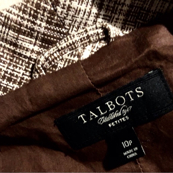 Talbots tweed shrug style jacket , hook closure - Picture 2 of 4